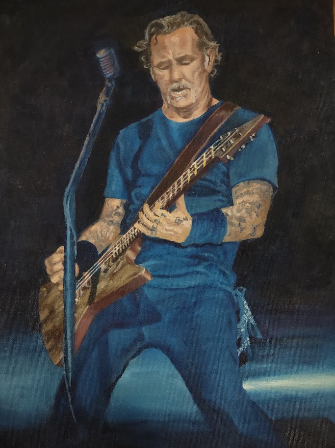 Metalica - Oil painting